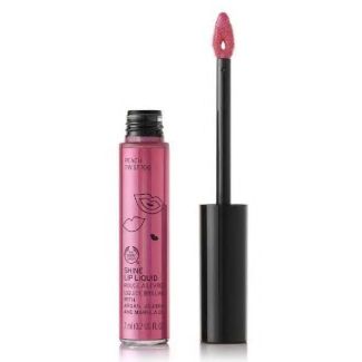 The body shop shine lip liquid peach twist 106 7ml