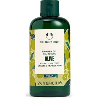 The body shop shower gel olive for all skin types green & refreshing 250ml