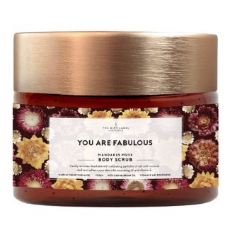 The gift label amsterdam you are fabulous mandarin musk body scrub 400g