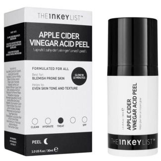 The inkey list apple cider vinegar acid peel treat 30ml