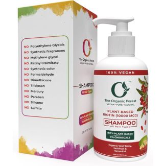 The organic forest shampoo all hair types 210ml