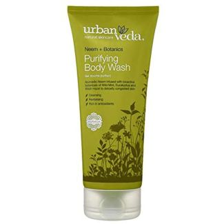 Urban veda natural skincare neem + botanics purifying body wash 200ml