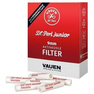 Vauen pfeifen & filter 9mm aktivkohle filter with 2 ceramic caps 40 stk