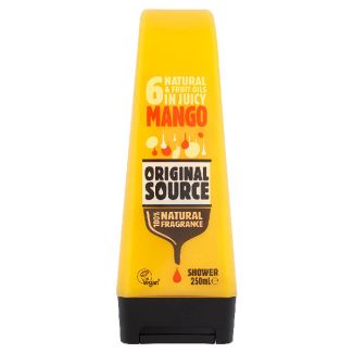 Vegan shower 6 natural & fruit oils in juicy mango 250ml