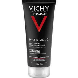 Vichy homme hydra mag c body & hair shower gel 200ml