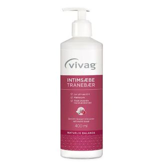 Vivag intimsæbe tranebær naturlig balance 400ml