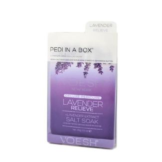 Voesh new york pedi in a box deluxe 4 step lavender relieve 35g