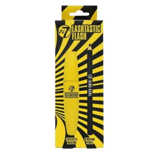 W7 lashtastic flash duo set - lashtastic mascara + king kohl pencil