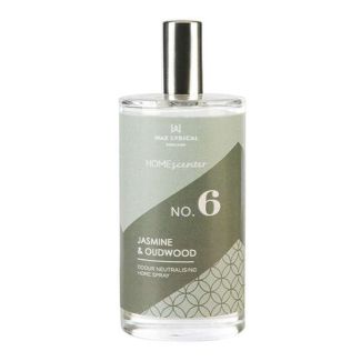 Wax lyrical england home scenter no. 6 jasmine & oudwood odour neutralising home & linen spray 100ml