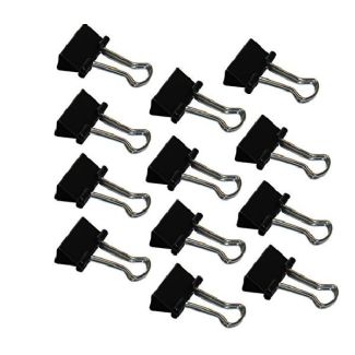 Wedo foldback-clips 19mm 12 stk. black