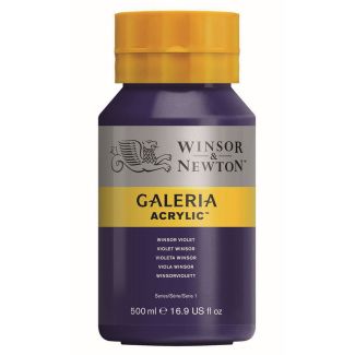 Winsor & newton galeria acrylic winsor violet 500ml