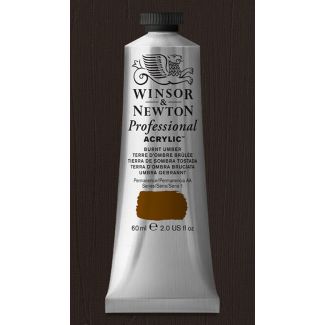 Winsor & newton professional acrylic burnt umber serie 1 2320076 60ml
