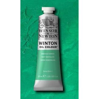 Winsor & newton winton oil colour emerald green serie 1 1414241 37ml