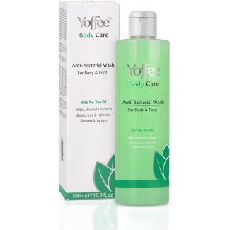 Yoffee body care anti-bacterial wash for body & foot with tea tree oil 300ml