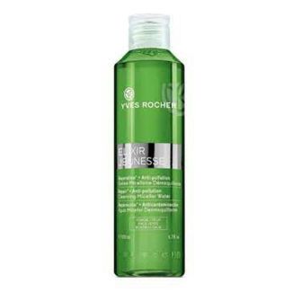 Yves rocher elixir jeunesse anti-pollution + detox micellar cleansing water 200ml
