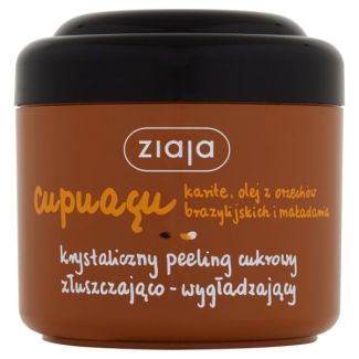 Ziaja cupuacu crystalline sugar scrub exfoliating-smoothing 200ml