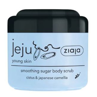 Ziaja jeju young skin smoothing sugar body scrub citrus & japanese camellia 200ml