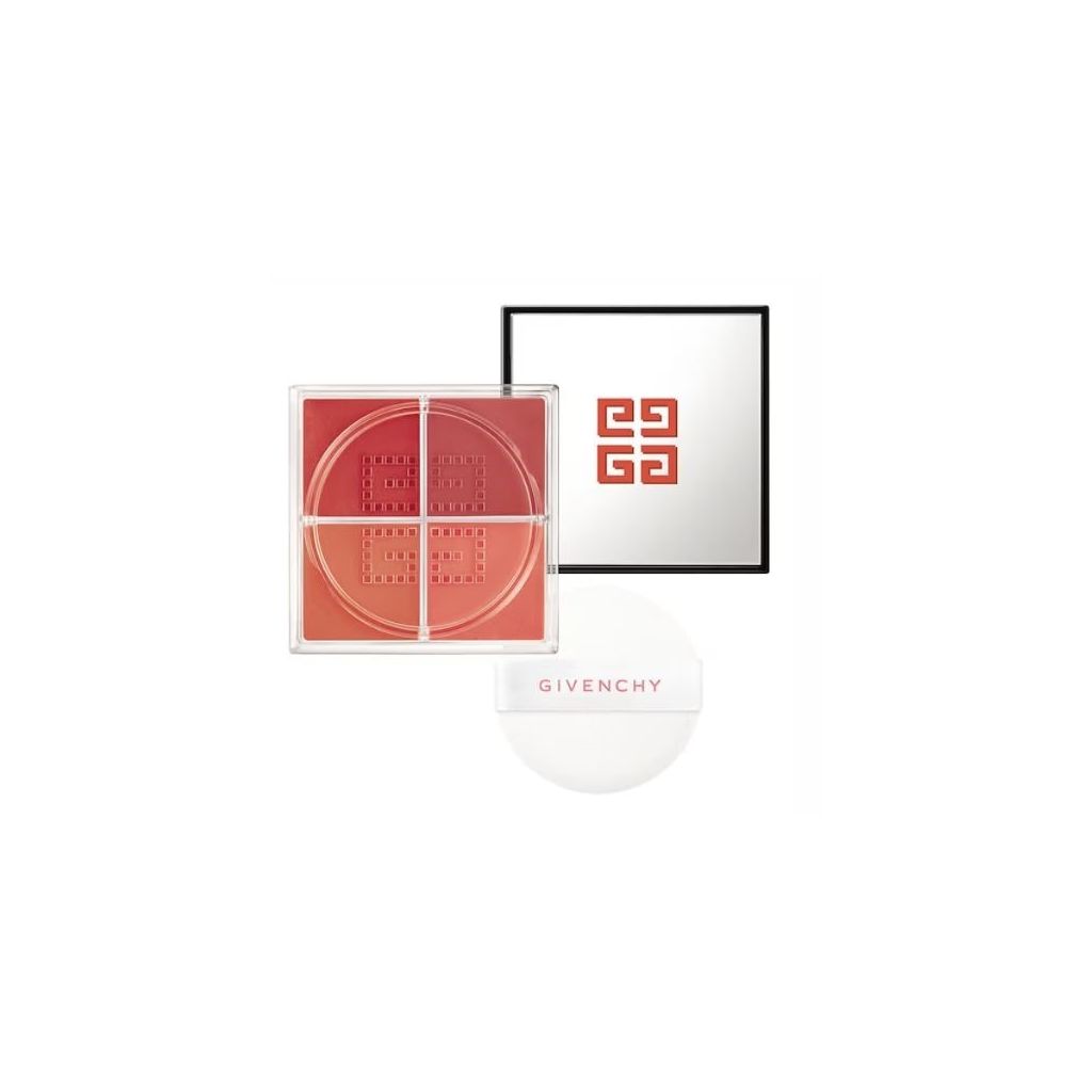 Givenchy Prisme Libre 4-Colour loose powder blush 6 flanelle rubis 