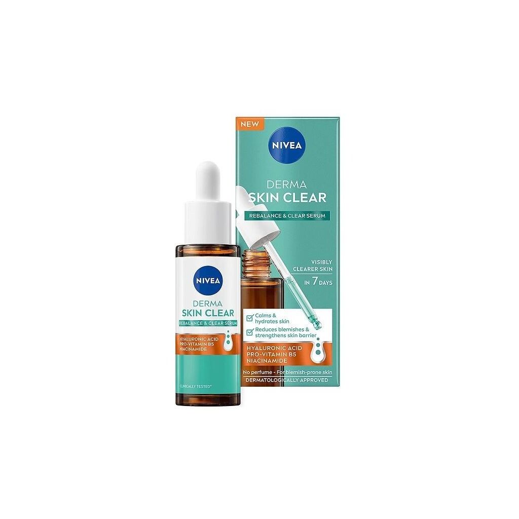 Nivea Derma skin clear rebalance & clear serum 30ml