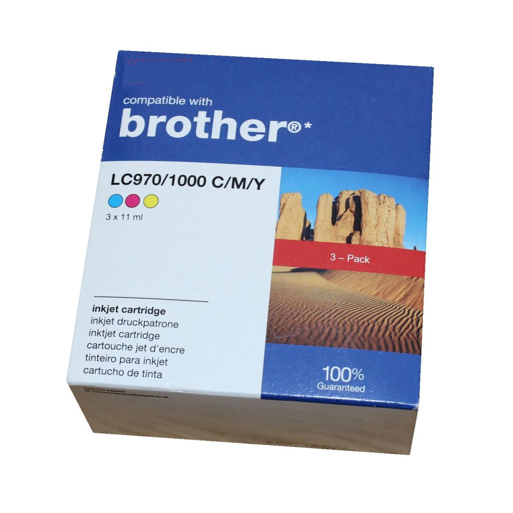 Compatible Brother LC970/1000 C/M/Y