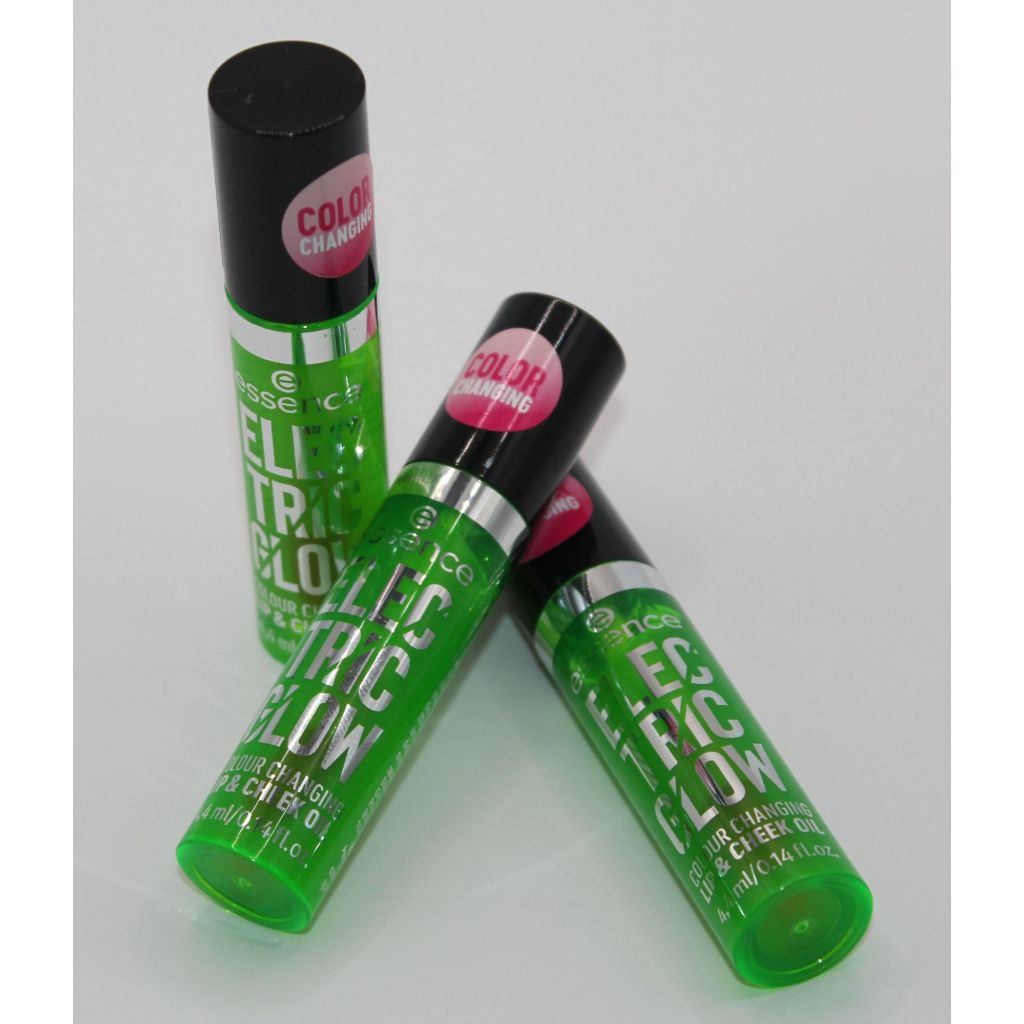 Essence electric glow colour changing lip & cheek oil 3 stk 