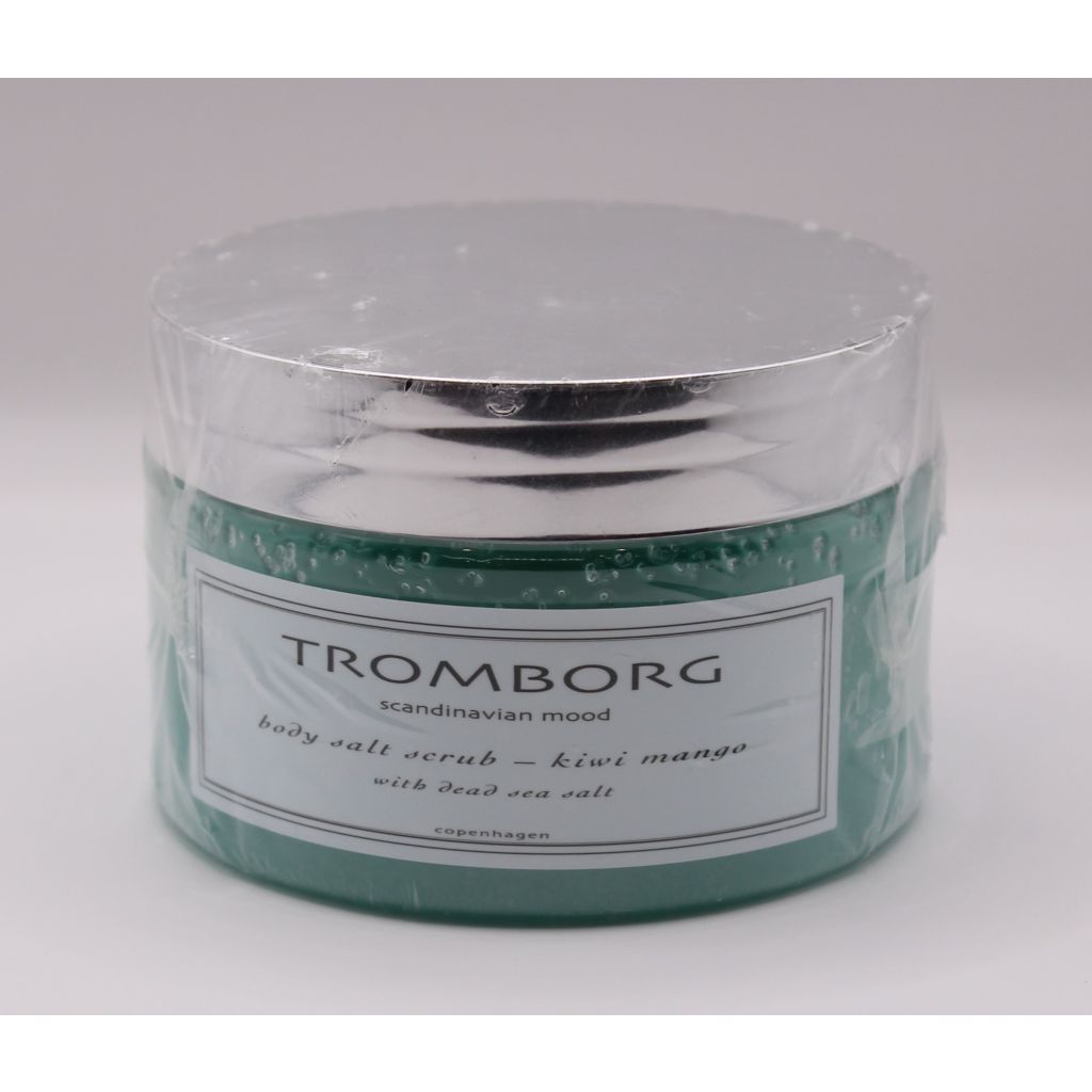 Tromborg body salt scrub kivi mango with dead sea salt 350g