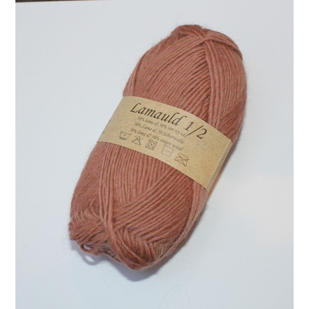 CaMaRose Lamauld 1/2 - Gammelrosa farve 6035 - 50g