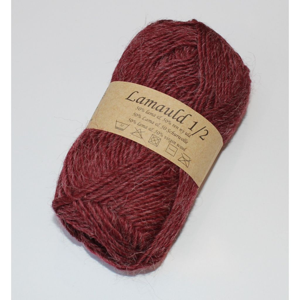 CaMaRose Lamauld 1/2 - Bordeaux farve 6969 - 50g