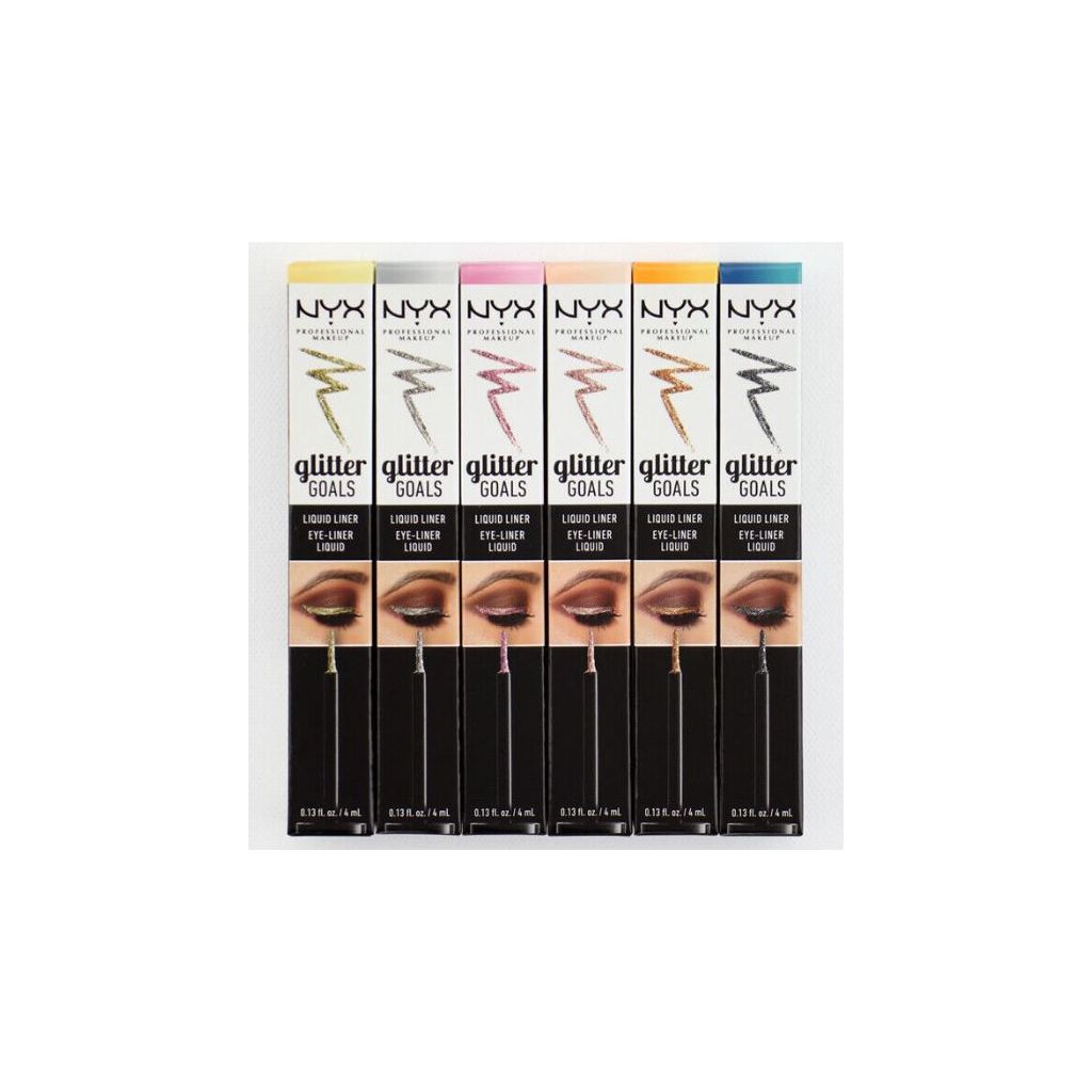 NYX glitter goals eyeliner liquid GGLEL03 quartzy 4ml