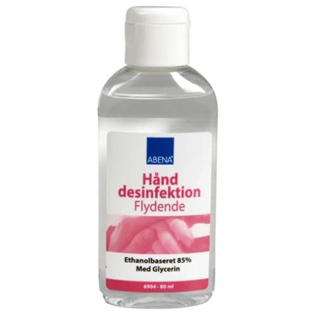 Abena hånd desinfektion gel 85% ethanol 80ml 