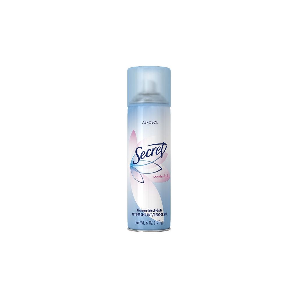 Aerosol secret antiperspirant deodorant 170g