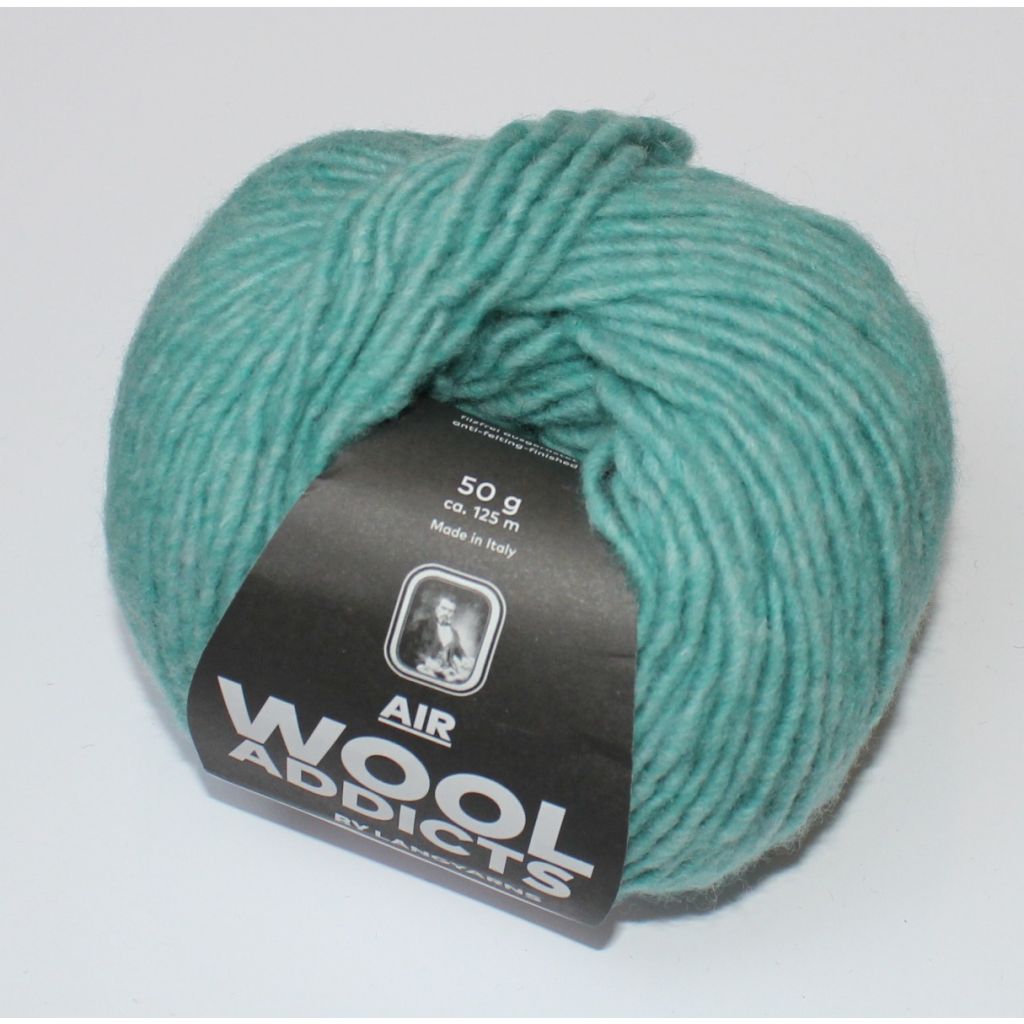 LangYarns Wool Addicts Air - Blågrøn farve 74- 50g