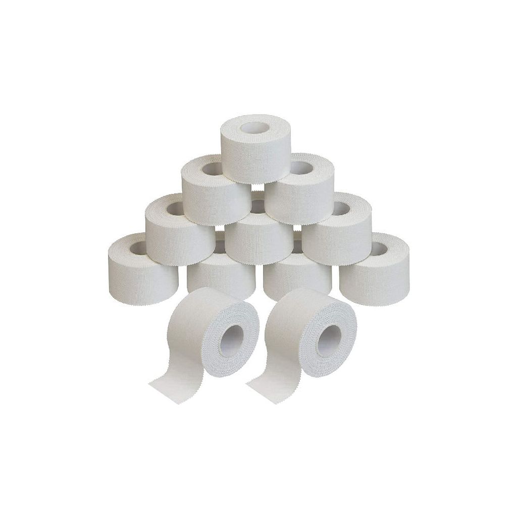 Alpidex sport tapes high performance 2,5cm x 10m 12 ruller hvid