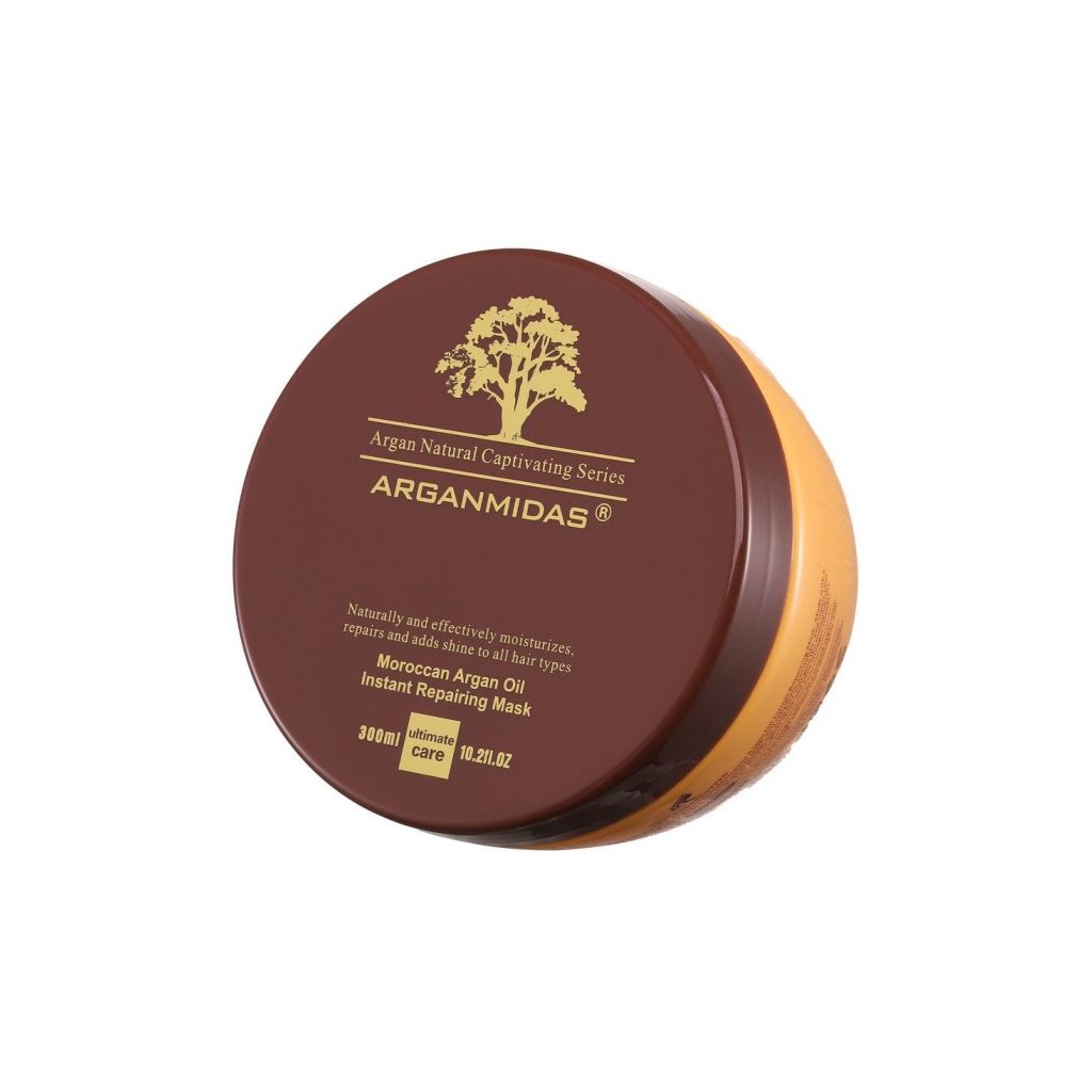 Arganmidas argan natural captivating series moroccan argan oil instant repairing mask 300ml (dato)