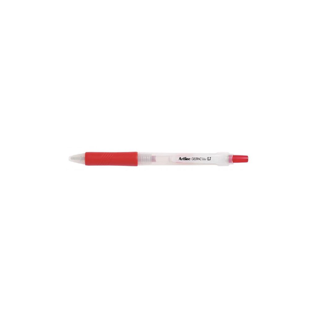 Artline gel ink roller ball retractable 0,7mm medium rød 12 pack