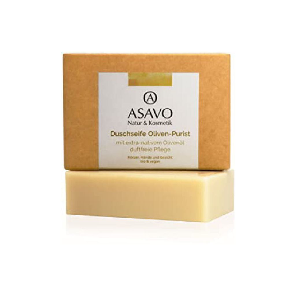 Asavo natur & kosmetik duschseife olivenpurist 95g