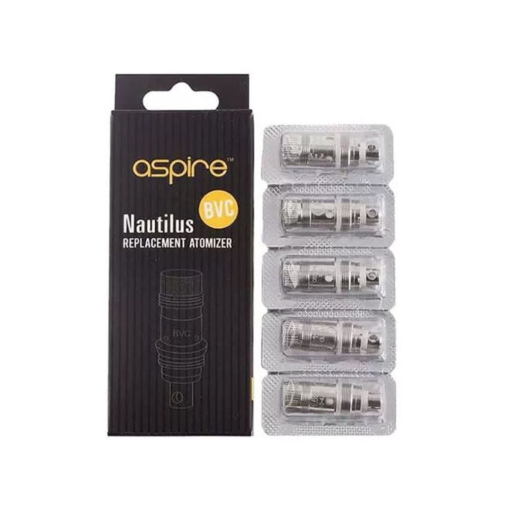 Aspire nautilus BVC coil replacement atomizer 1.6ohm 7-11W 5 stk