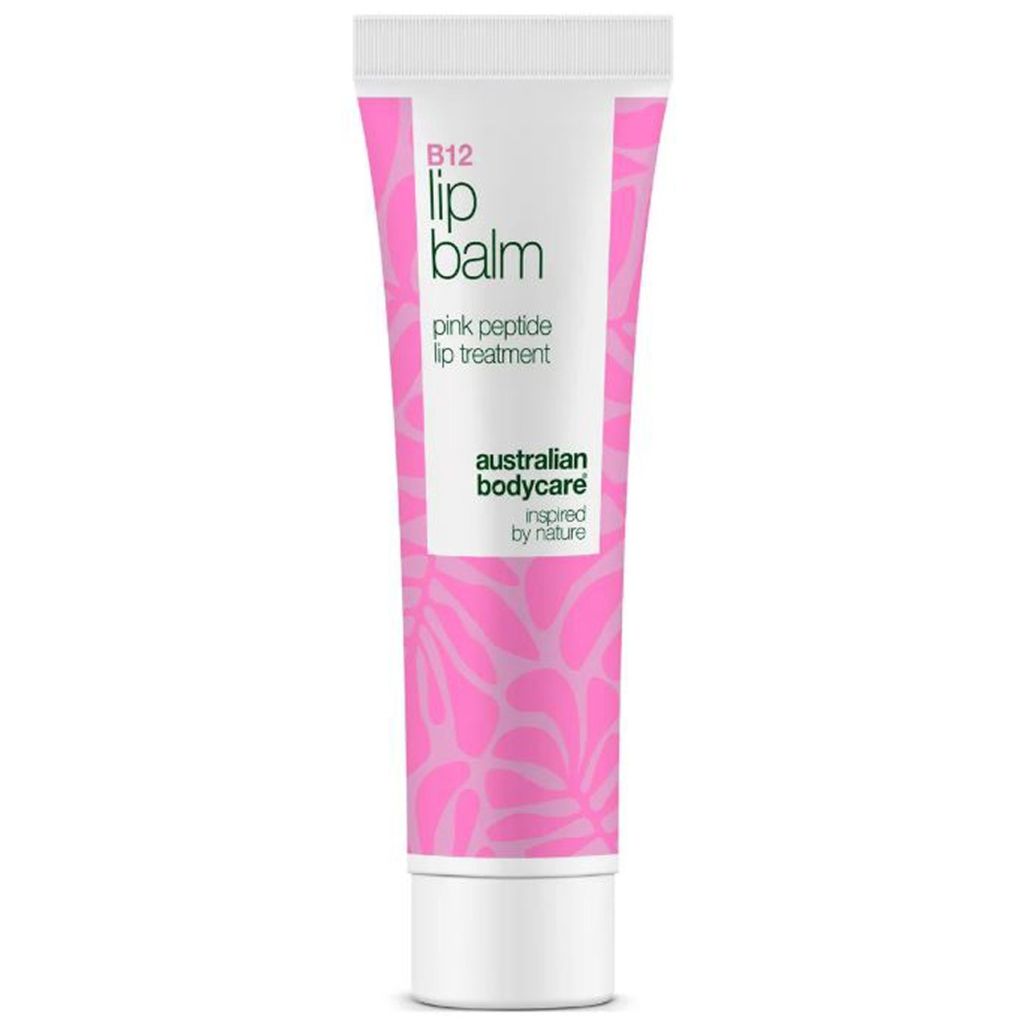Australian bodycare B12 lip balm pink peptide lip treatment 15ml