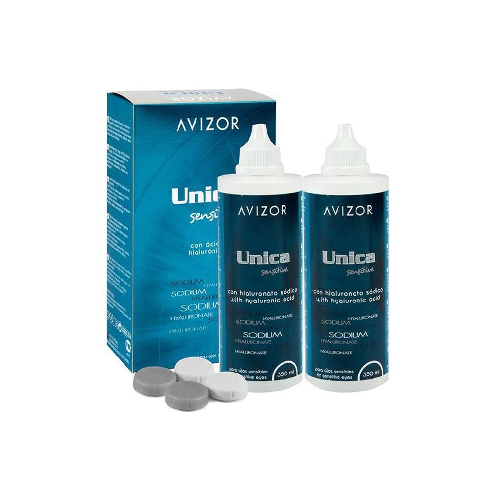 Avizor unica sensitive sodium hyaluronate with hyaluronic acid 2 x 350ml