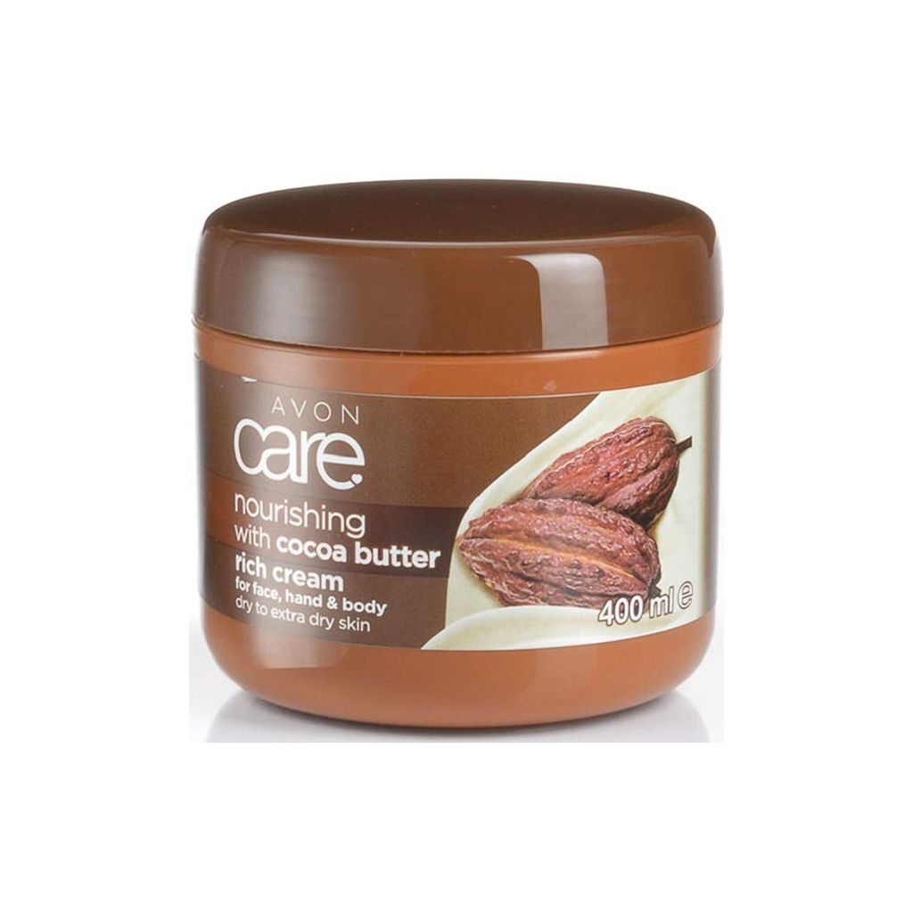 Avon care rich cream nourishing with cocoa butter for face hand & body 400ml