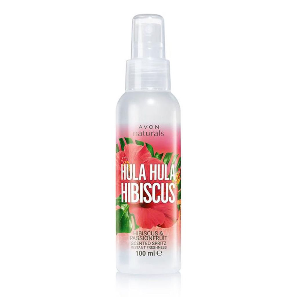 Avon naturals hula hula hibiscus hibiscus & passionfruit scented spritz 100ml (Dato)