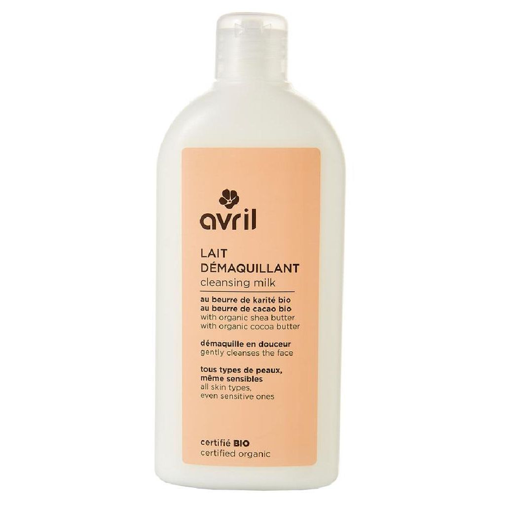 Avril lait démaquillant cleansing milk with organic shea & cocoa butter 250ml (Dato)