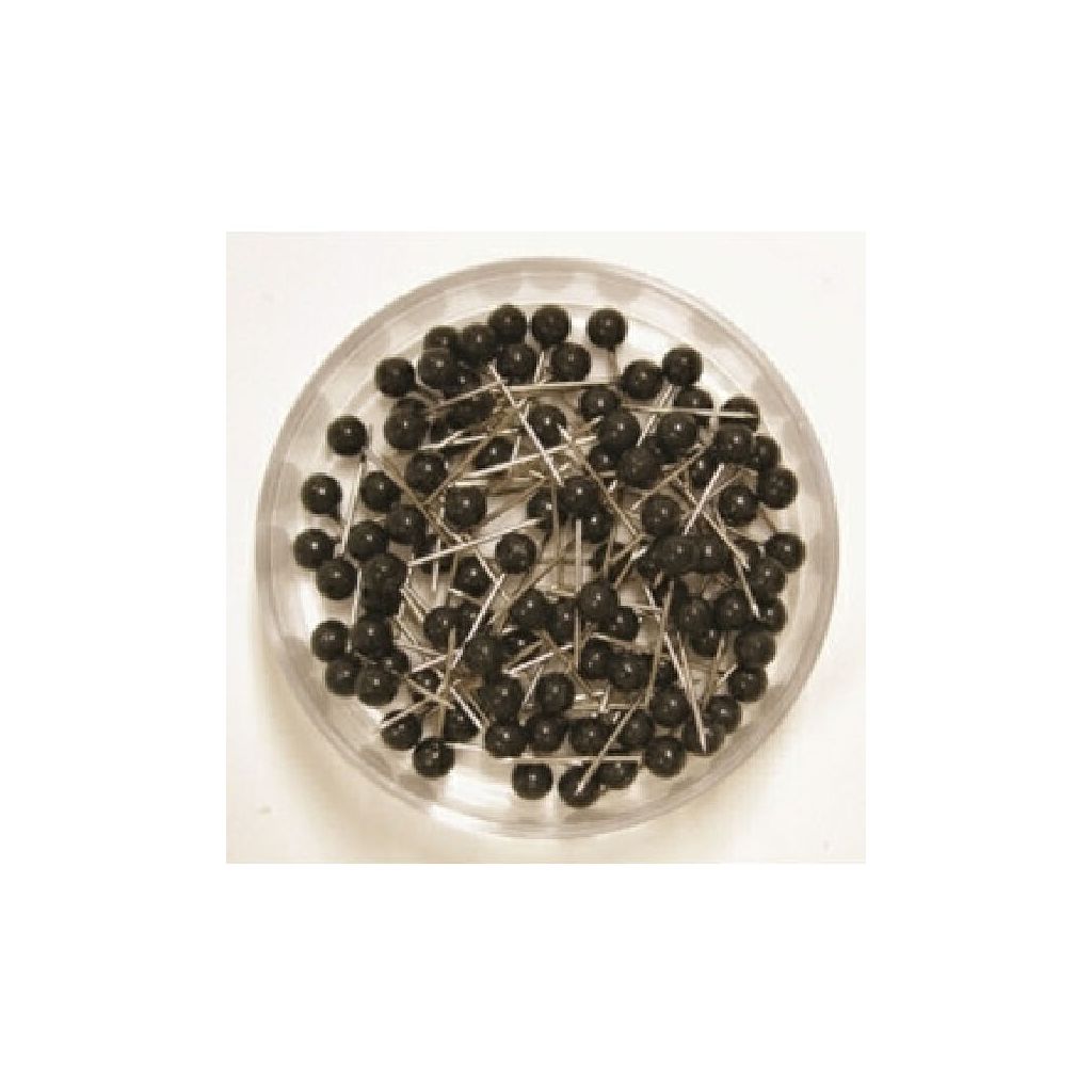 Büngers map pin 4x13mm 100 stk sort