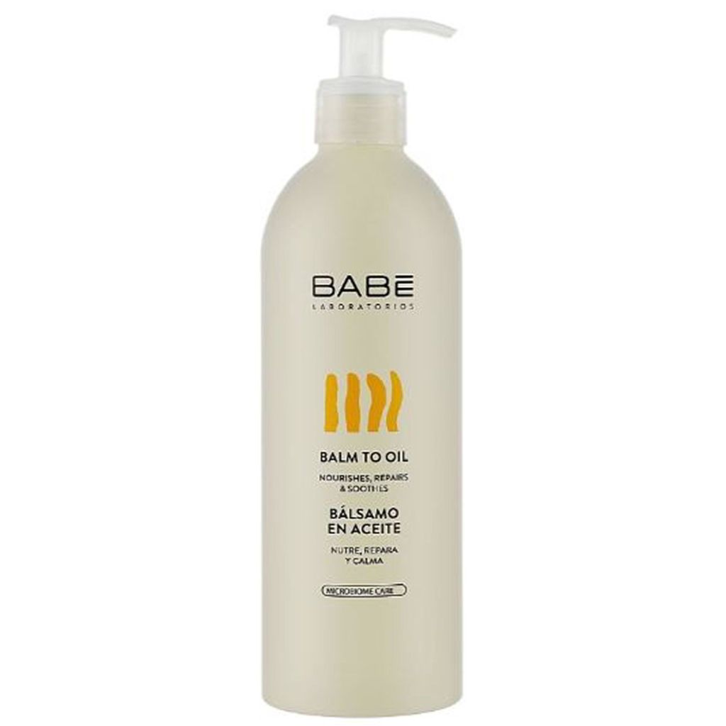 BABE laboratorios microbiome care balm to oil 500ml (dato)