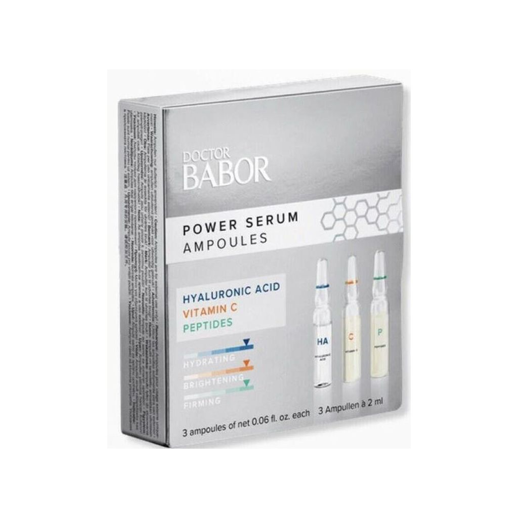 Babor power serum ampoules hyaluronic acid vitamin C peptides 3 x 2ml
