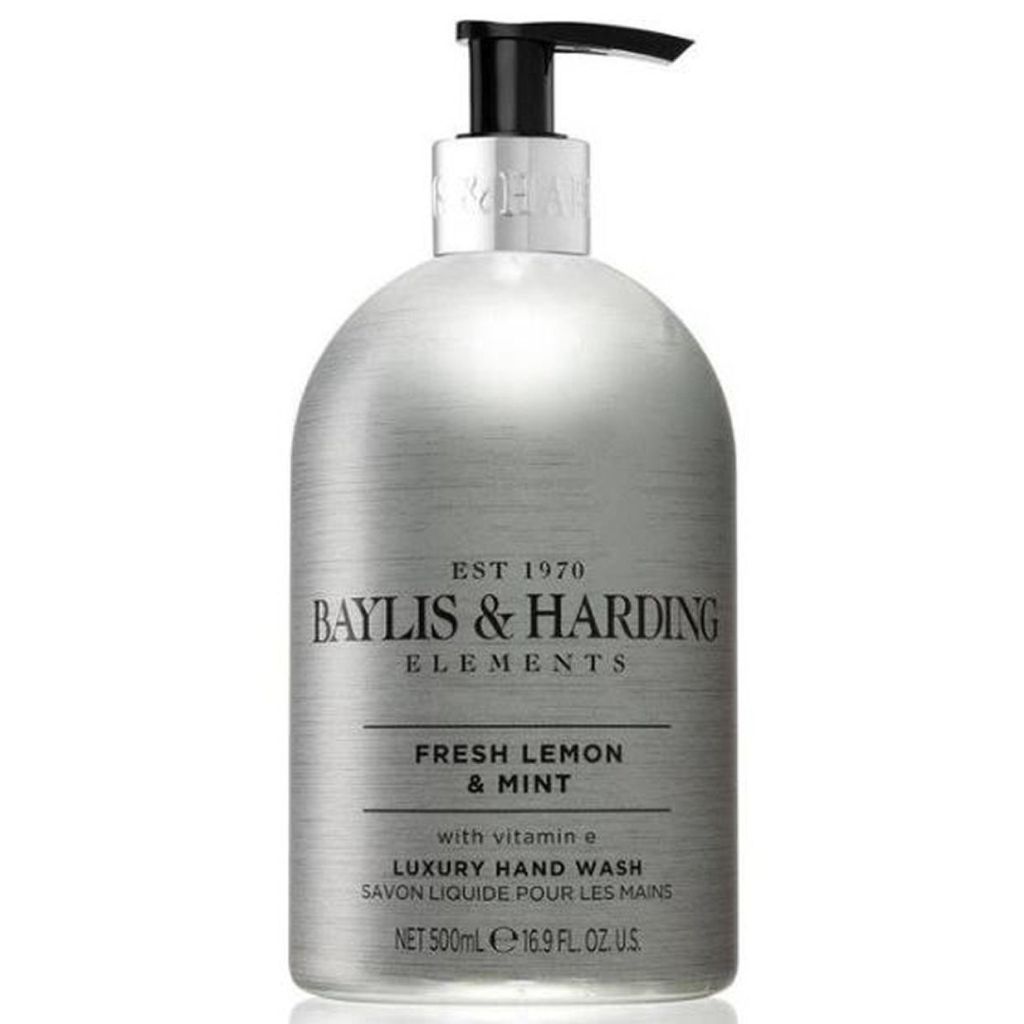Baylis & harding elements luxury hand wash with vitamin e fresh lemon & mint 500ml