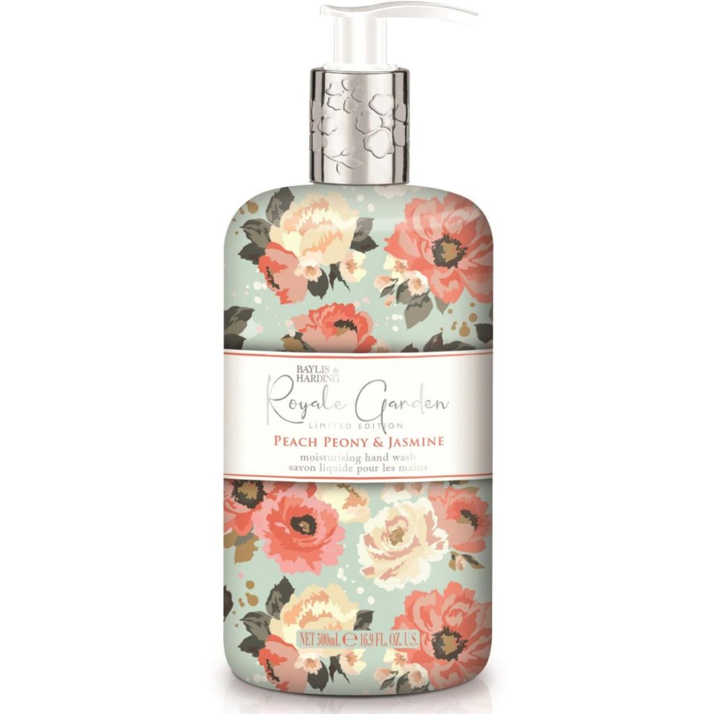 Baylis & harding royale garden peach peony & jasmine luxury hand wash 500ml