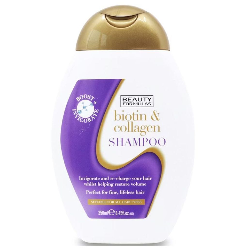 Beauty formulas biotin & collagen shampoo 250ml