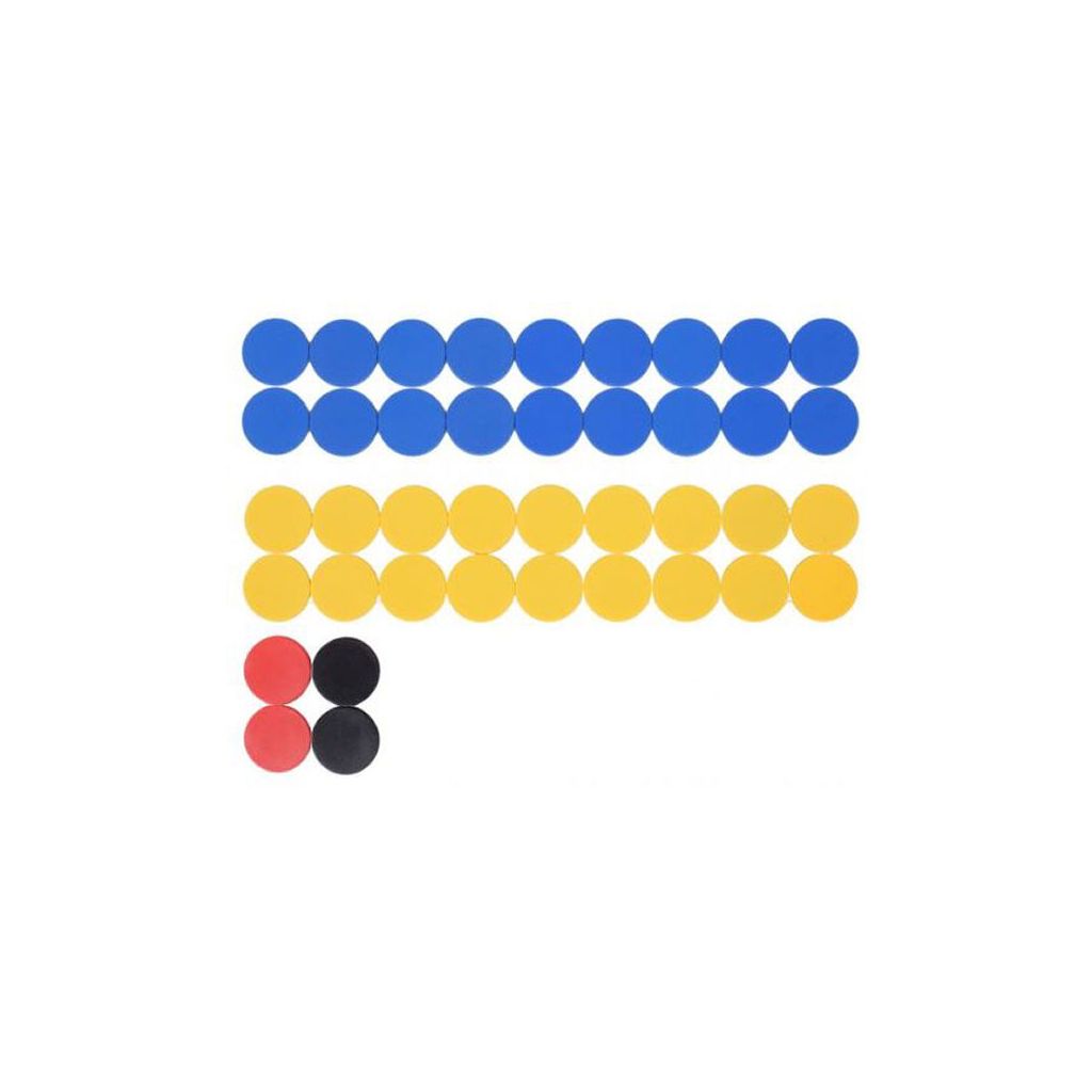 Best for professionals premium magnet set 20mm 40 stk. i 4 farver