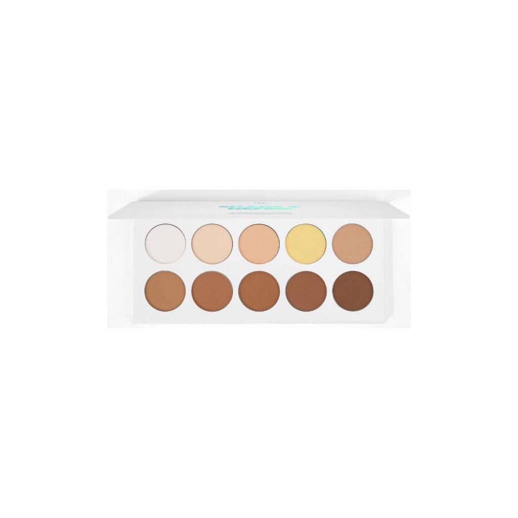 BH cosmetics shade & define 10 color contouring palette 21g